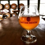 Gin Peche Lambic sour beer from Santiam Brewery